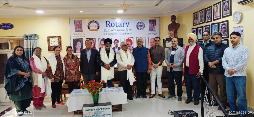Rotary Club organized a training workshop on social service leadership and real gratitude behavior